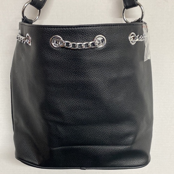 Rhinestone Bling Boho Bucket Bag - Picture 3 of 6